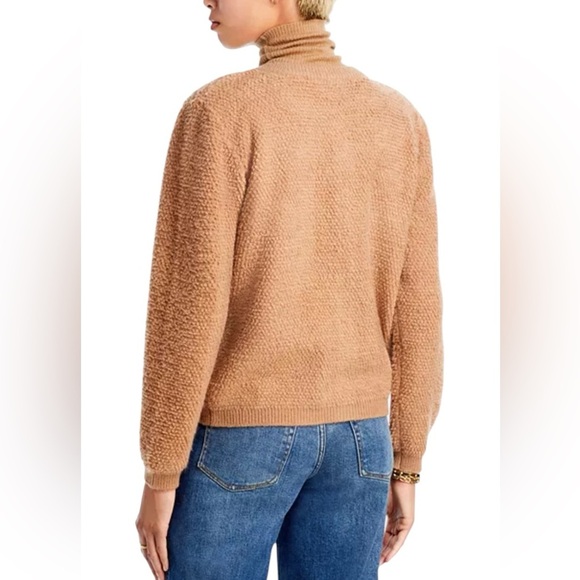 Line & Dot Women's Khloe Tan Cardigan Round neck Long sleeves button closures S - Picture 3 of 13